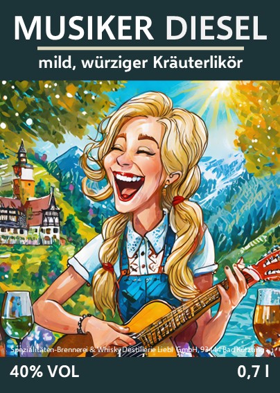 Etikett Kräuterlikör